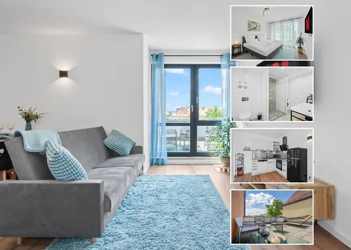 Nexstay Lux Mit Dachterrasse Und Parkplatz Lejlighed *